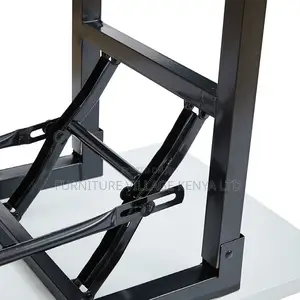 Office Desk; 120cm Foldable Metallic Leg Office Desk