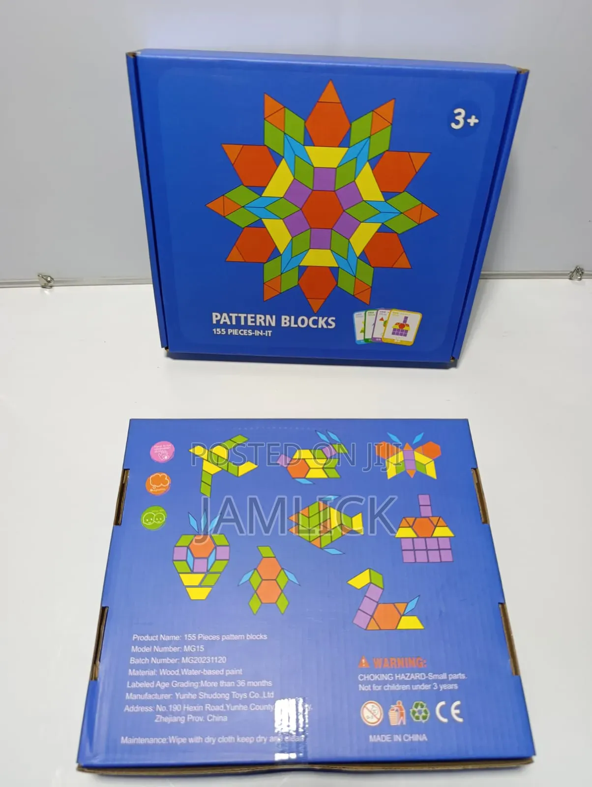 155pcs Pattern Colour Blocks - Kb
