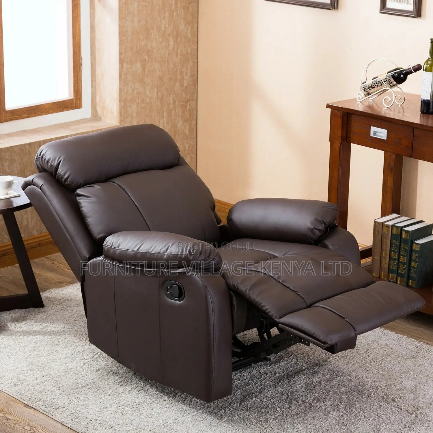 Sofa; 1-Seater Luxurious Recliner Sofa