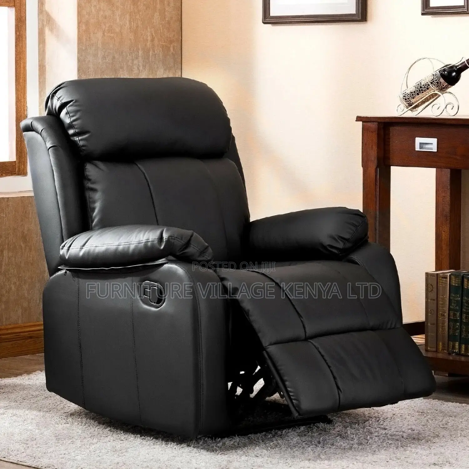 Sofa; 1-Seater Luxurious Recliner Sofa