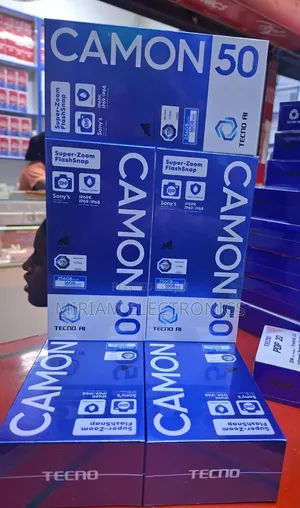 New Tecno Camon 50 256 GB Black