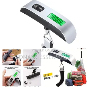 Digital Luggage Scale 50kg Portable Travel Weight Scale