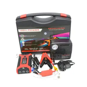 Portable 2-in-1 Car Jump Starter With Tire Inflator Air Compressor