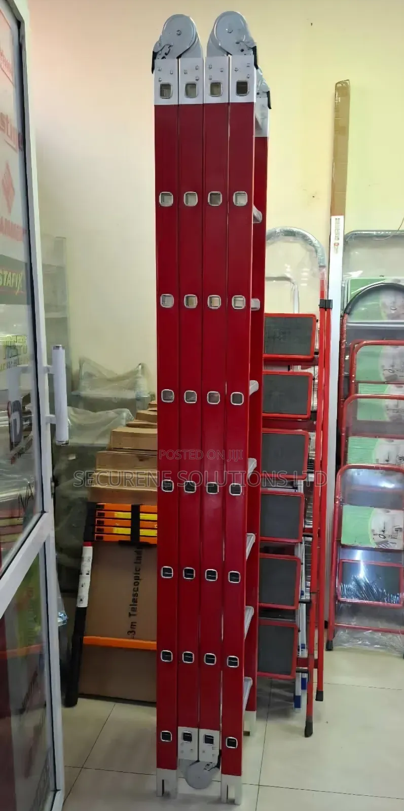 32ft Fibreglass FRP Multi Purpose Ladder 4*8