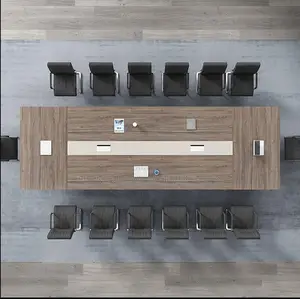 Office Table ; 3-Meter Imported Boardroom Office Table
