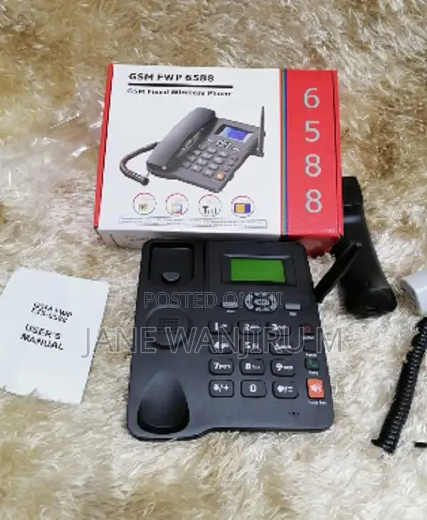 Newdual Sim GSM Fixed Wireless Phone Ets-6588 GSM Fixed Wireless Phone