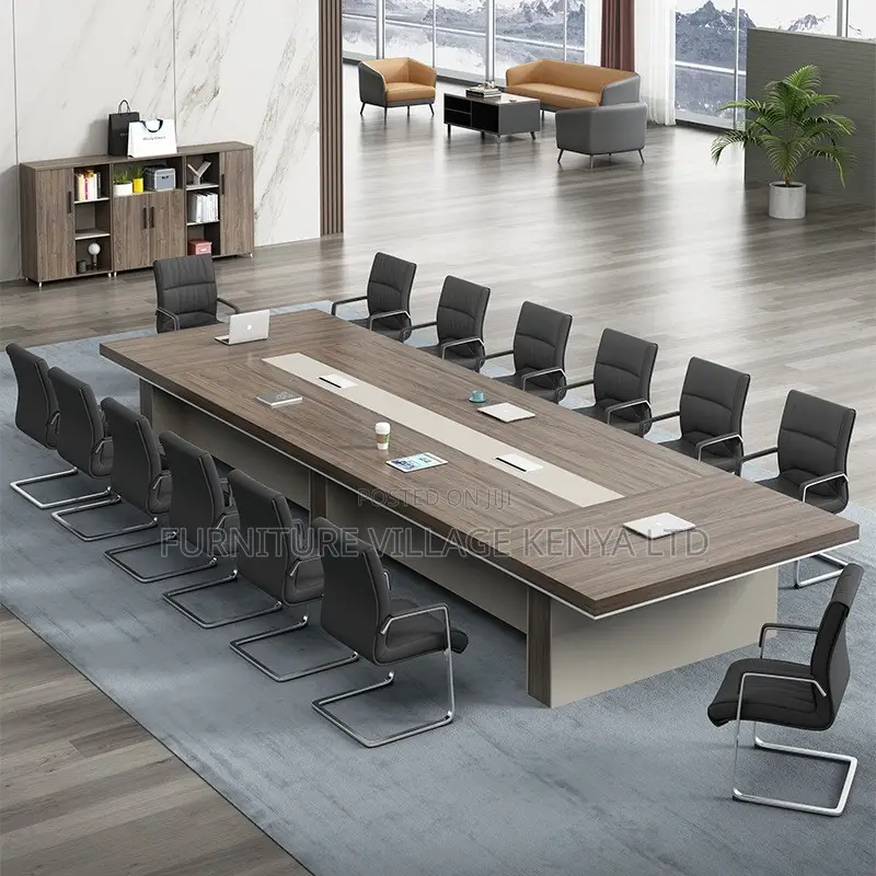 Office Table ; 3-Meter Imported Boardroom Office Table