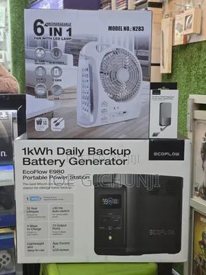 Delta 2 Black With Free Fan and Powerbank