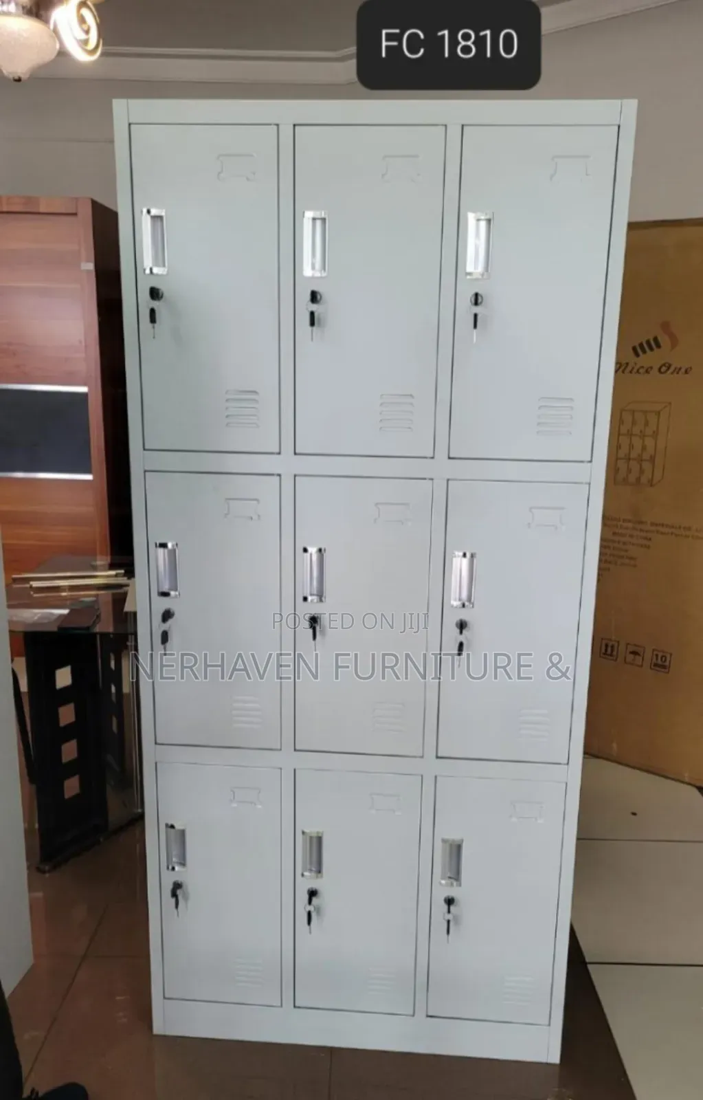 9 Locker Cabinet Office Storage