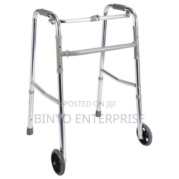 Foldable Walking Frame With Wheels