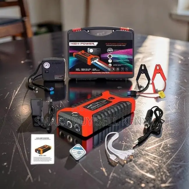 High Performance 2-in-1 Car Jump Starter Tire Inflator Air Compressor