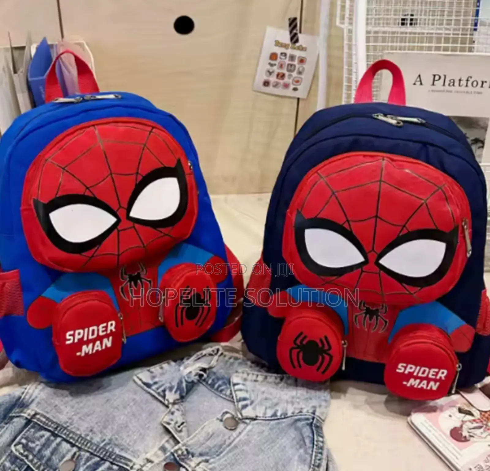 Spiderman Backpack 
Baby Bag
Pre Schooler Kindergarten Backpack