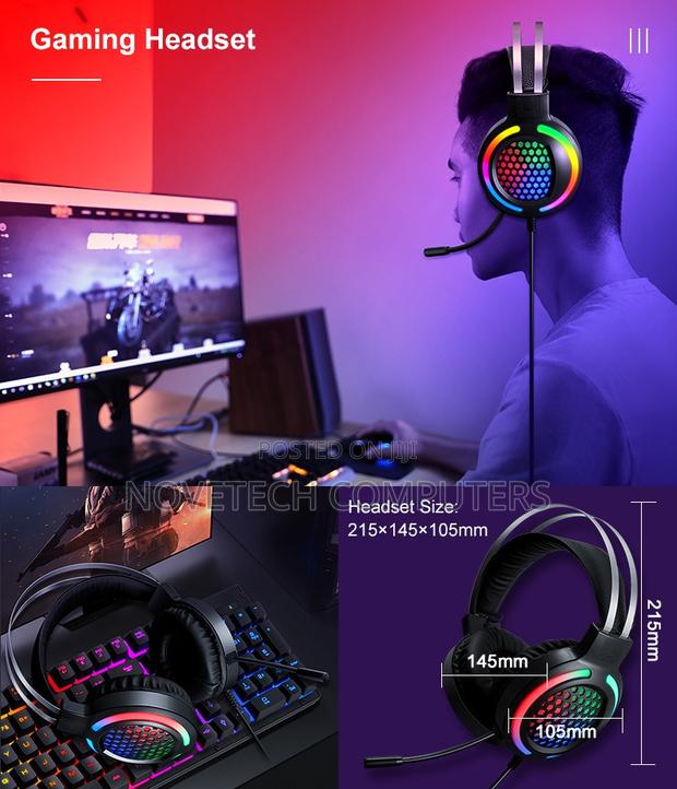 Tf400 Gaming Wired Keyboard Mouse 4 In1 Combos Keyboard Mouse Mousepad - thumbnail 4