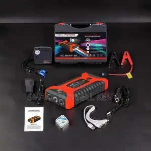 Multi-Purpose Portable 2-in-1 Car Jump Starter With Tire Inflator