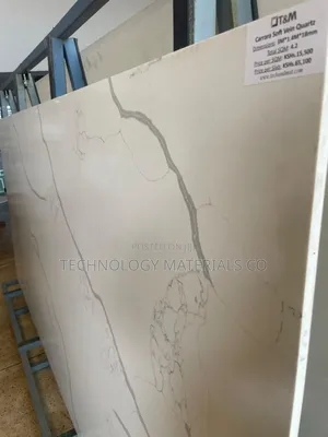 Carrara Soft Vein Quartz Slab (3m X 1.4m X 18mm)