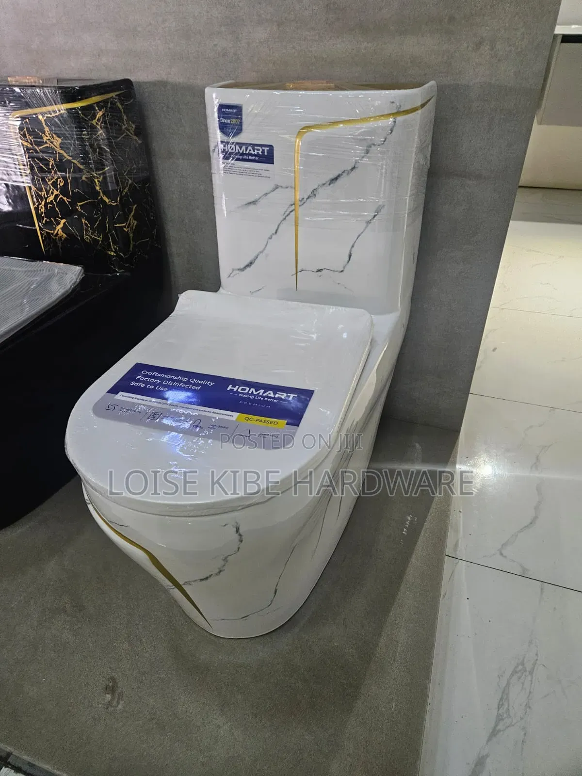 Sh 6688p White and Grey Toilet Available