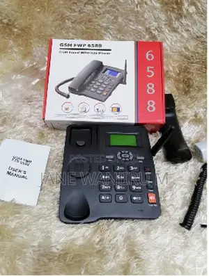 New GSM 6588 Desktop GSM Phone Dual Sim Network Backup