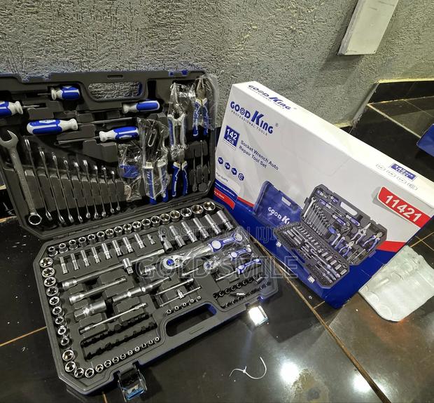 Good King Socket Wrench Auto Repair Tool Set/142 PCS Tool Set