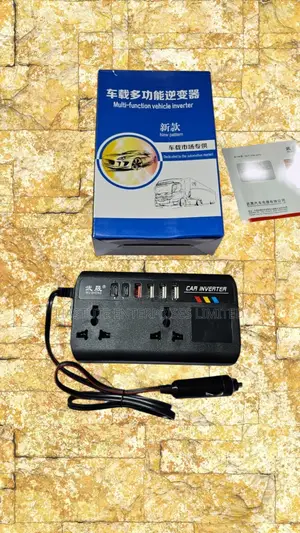 Portable Car Inverter With Ac Outlets Usb Charging