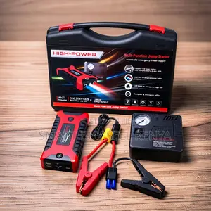 Maintenance-Free 2-in-1 Car Jump Starter Tire Inflator Air Compressor