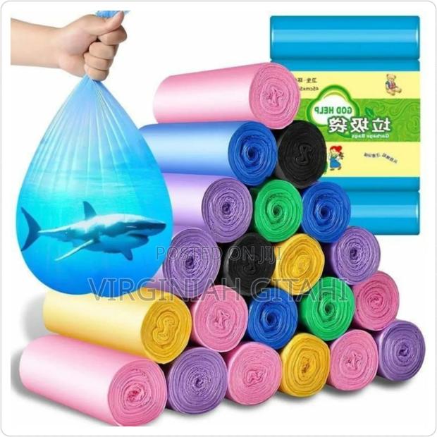 Multicolour Assorted Colours Trash Bags