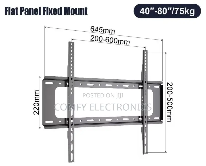40-80 Inch Tv Fixed Tv Wall Mount