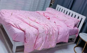Gold Marble Texture Foil Style Duvet Cover Set Size:6*6/6*7 Sk
