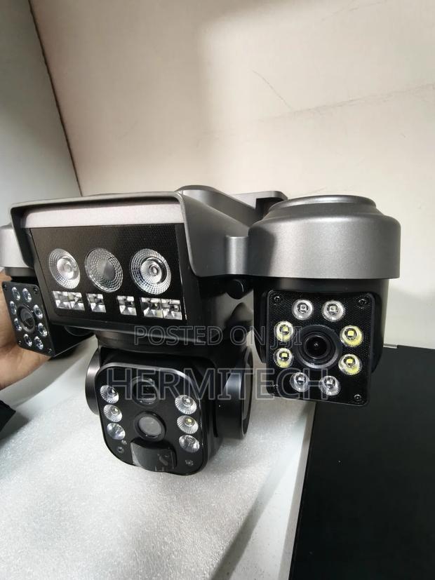 New Triple Lens Screen=3 PTZ Optical Zoom Solar Powered 4g