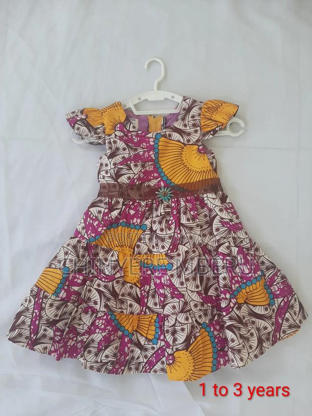 Girl's Ankara Tiered Dresses