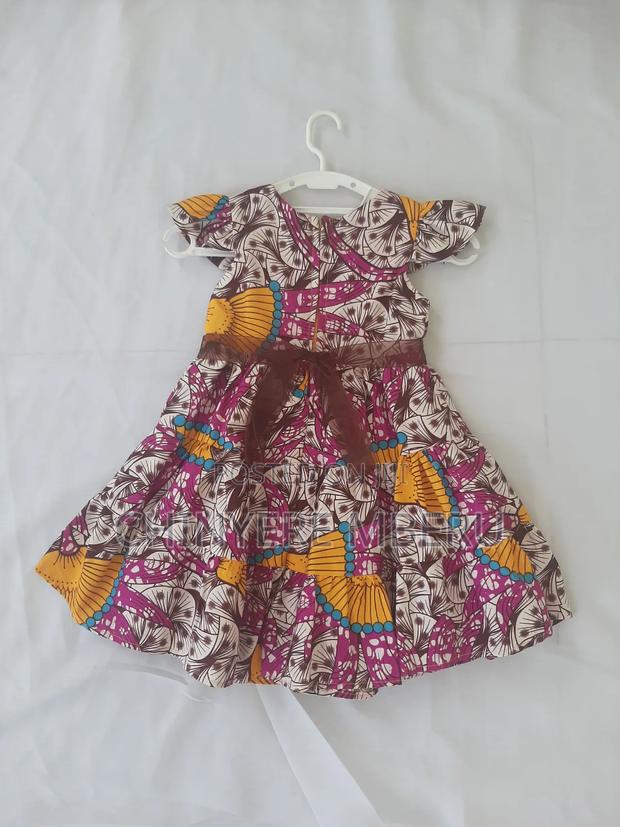 Girl's Ankara Tiered Dresses - thumbnail 2
