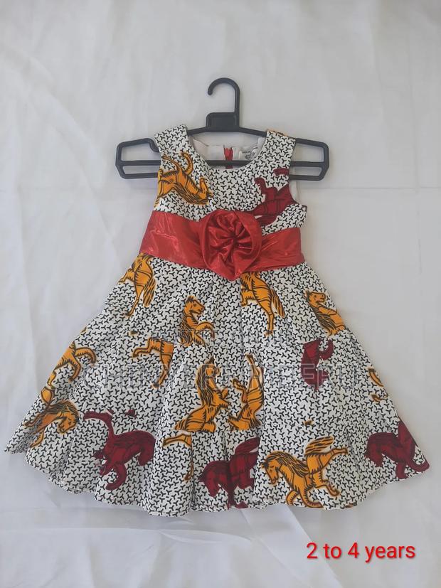 Girl's Ankara Tiered Dresses - thumbnail 3