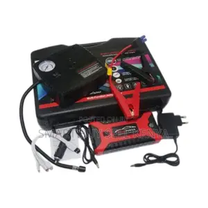 Rechargeable Battery 2-in-1 Car Jump Starter With Tire Inflator