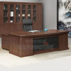 Office Desk; 1.6 Meters Durable Mahogany Executive Office Desk