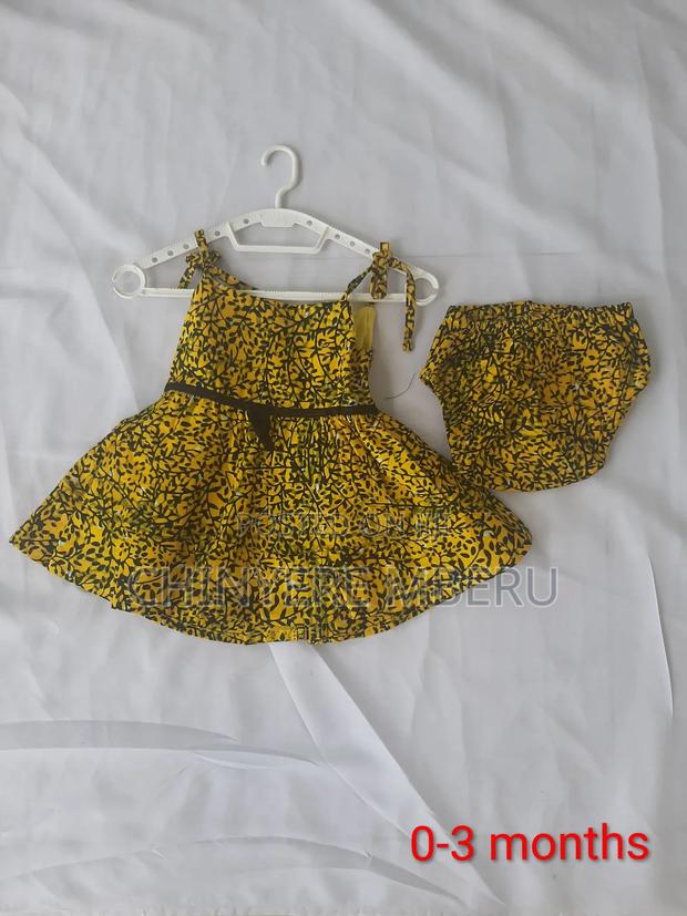 Toddlers Gathered Ankara Dress - thumbnail 4