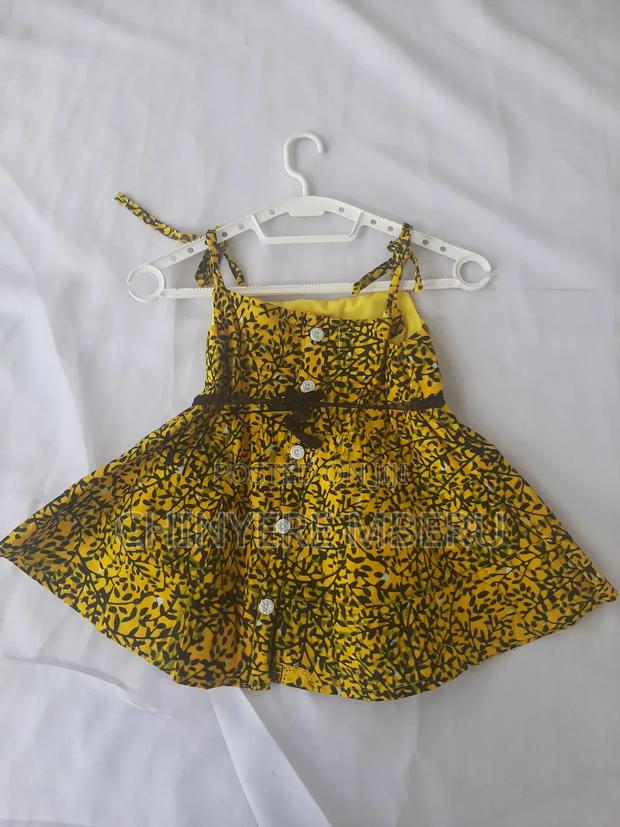Toddlers Gathered Ankara Dress - thumbnail 5