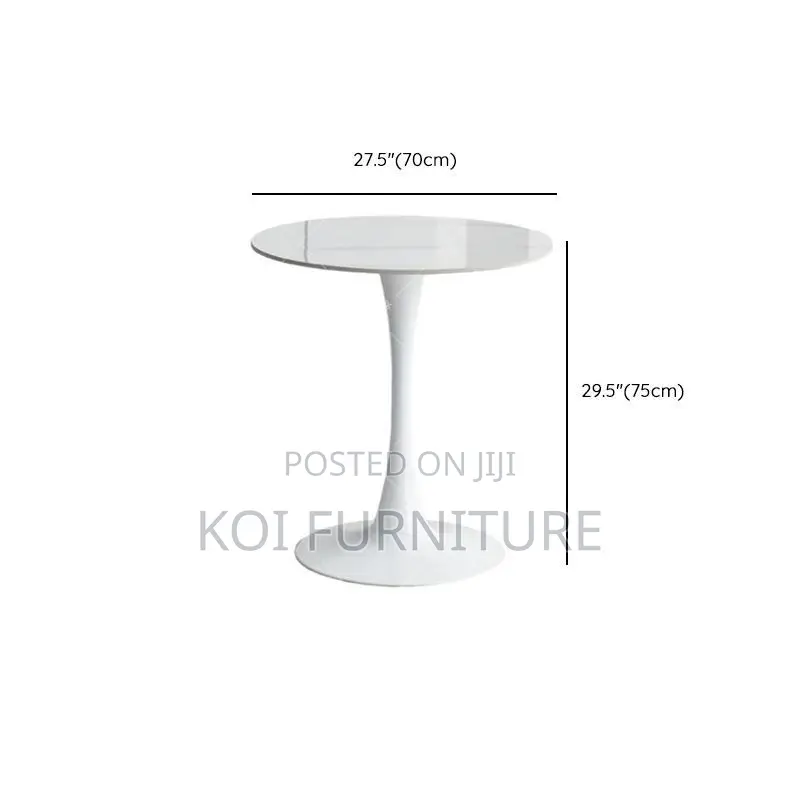 Coffee Table; Round Marble Centerpiece Marble Coffee Table