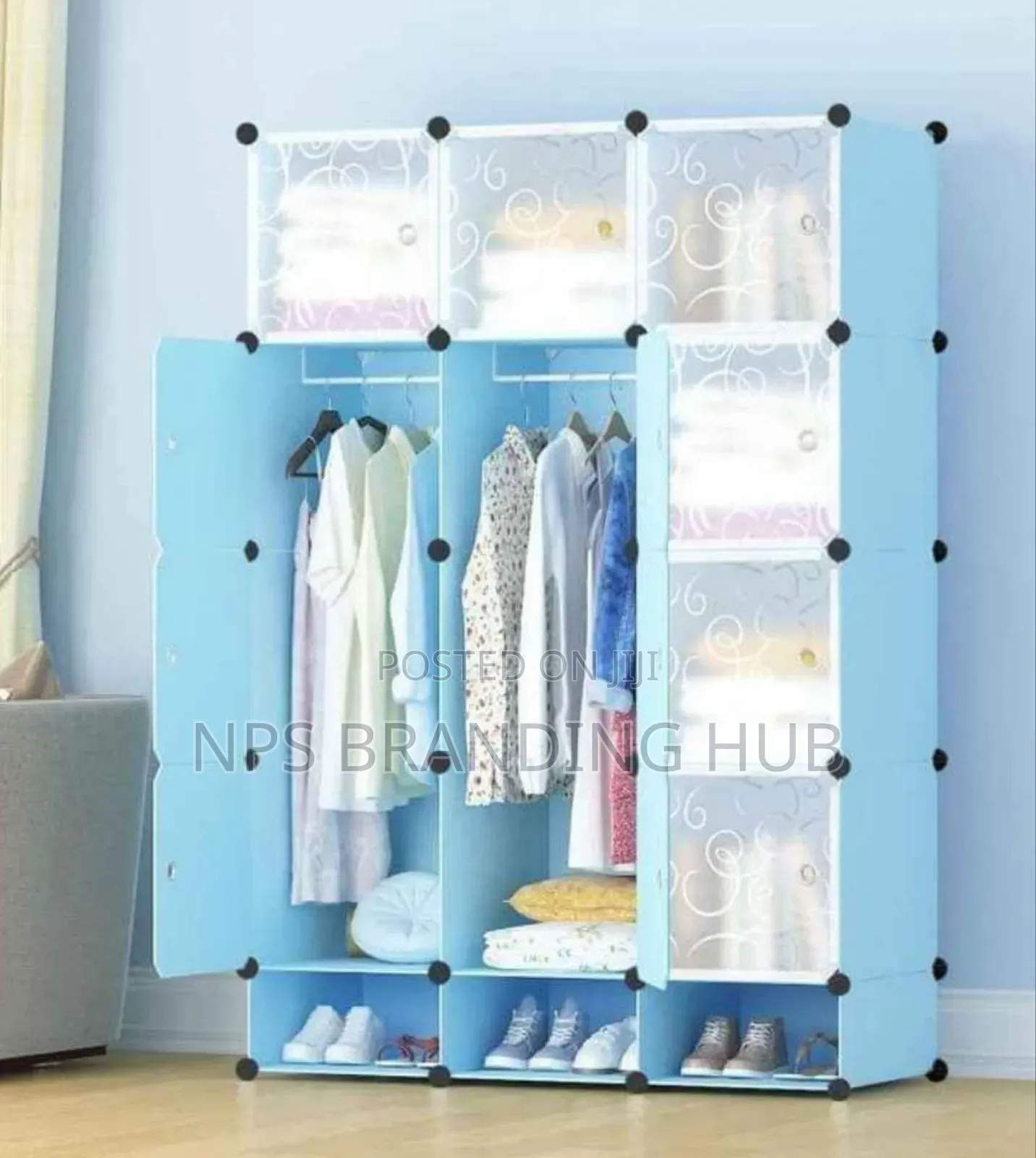 3column Plastic Wardrobes Size: 135*45*170cm Sk