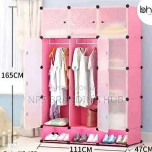 3column Plastic Wardrobes Size: 135*45*170cm Sk