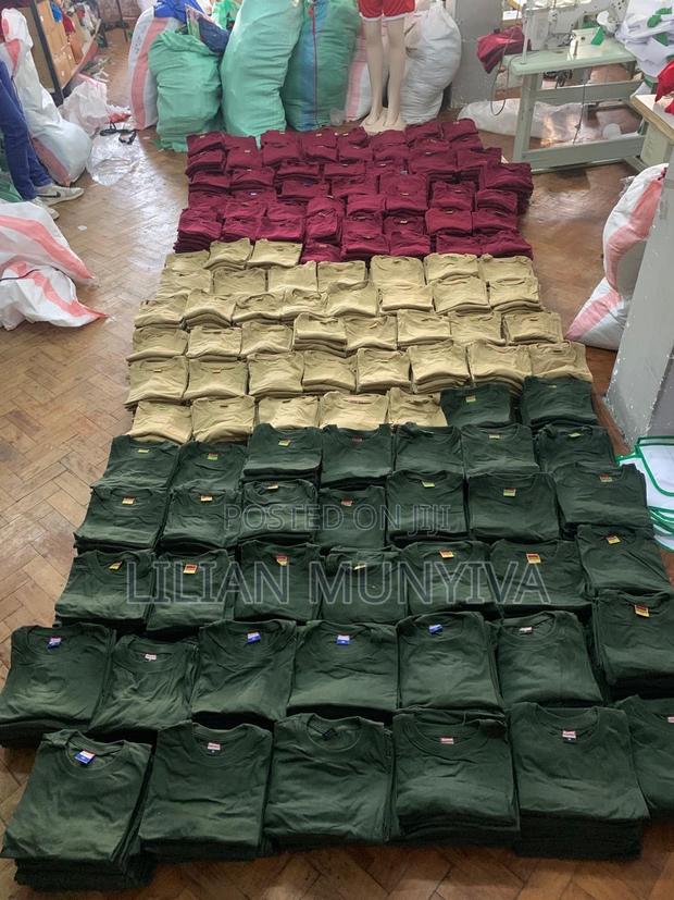 Multi Color Plain Cotton Tshirt - thumbnail 2