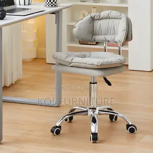 Barstool; Upholstred Home Office Leather Barstool With Backrest