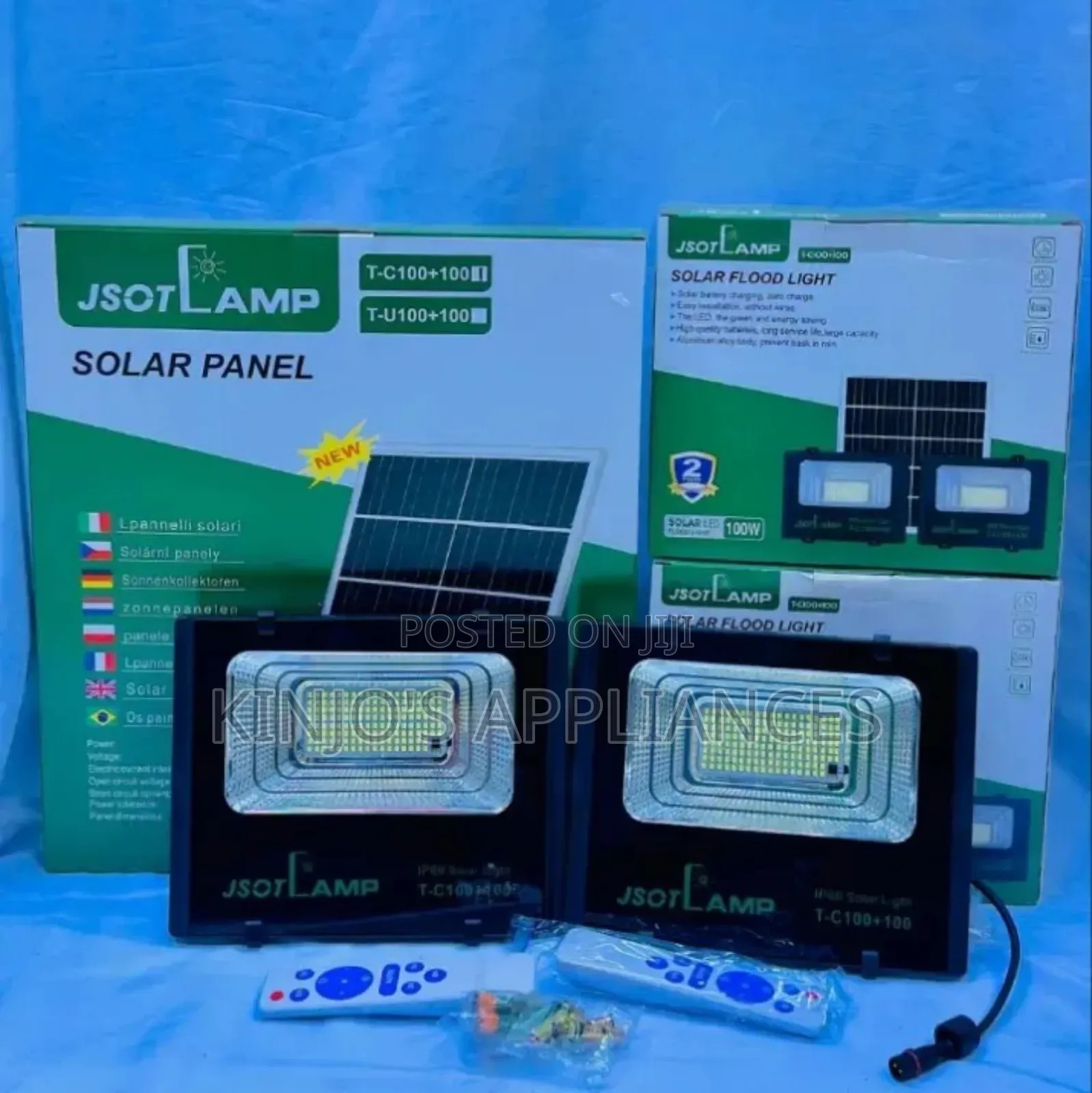 Jsot Lamp Solar Flood Light 300+300wats