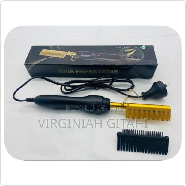 Golden Hot Comb Electric Heat Hair Straightener