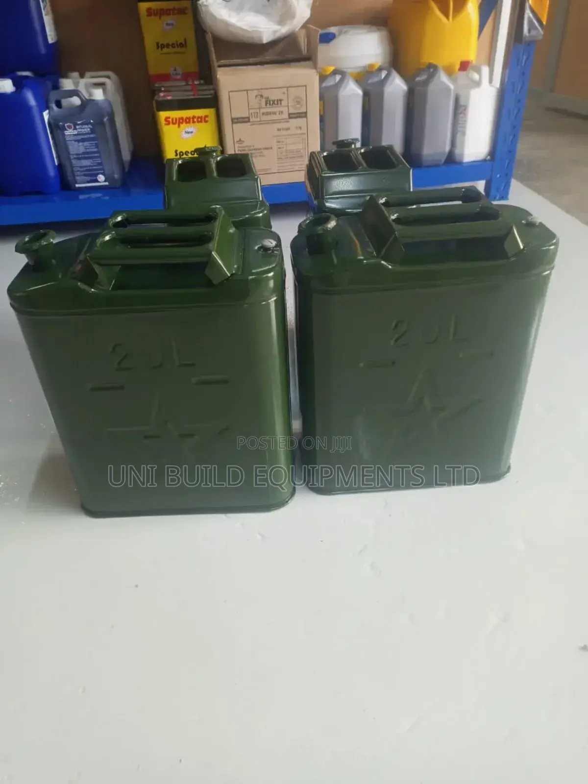 20l Metal Fuel Jerrican (Heavy Duty)