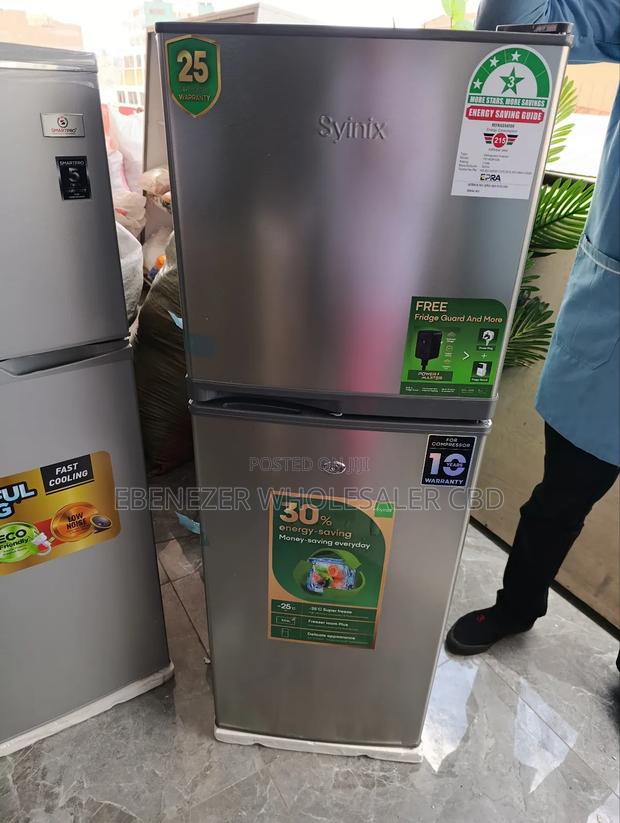 Syinix Double Door Fridge