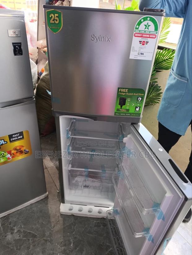 Syinix Double Door Fridge - thumbnail 2