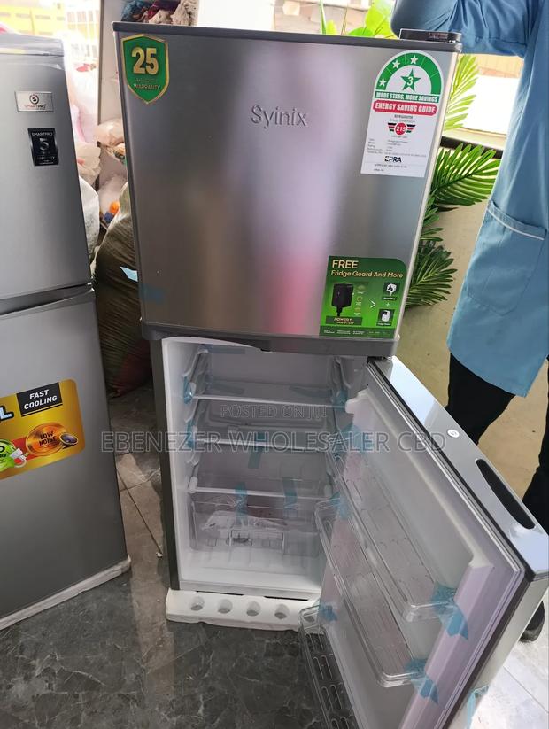 Syinix Double Door Fridge - thumbnail 3
