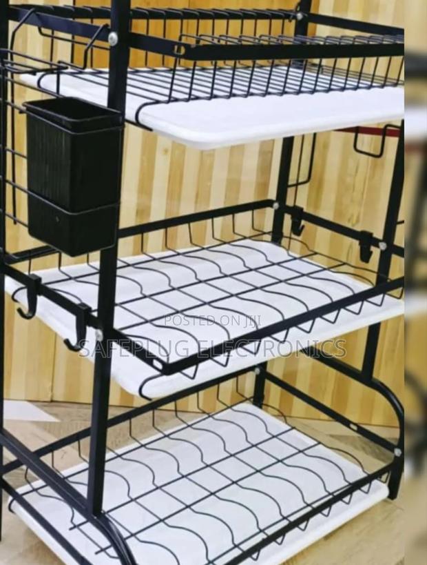 3-Tier High Quality Carbon Steel Dish Rack