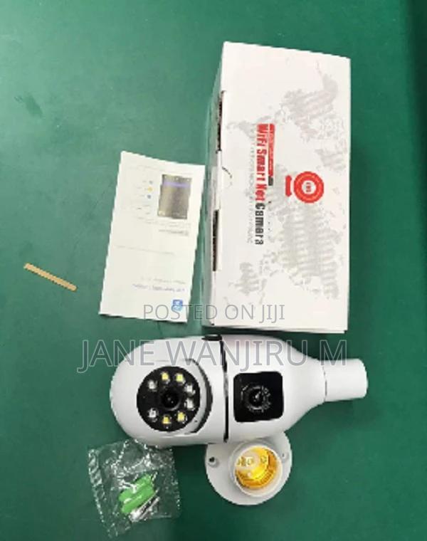 New Dual PTZ Rotating Wifi Bulb Camera- Wifi PTZ Bulb Camera
