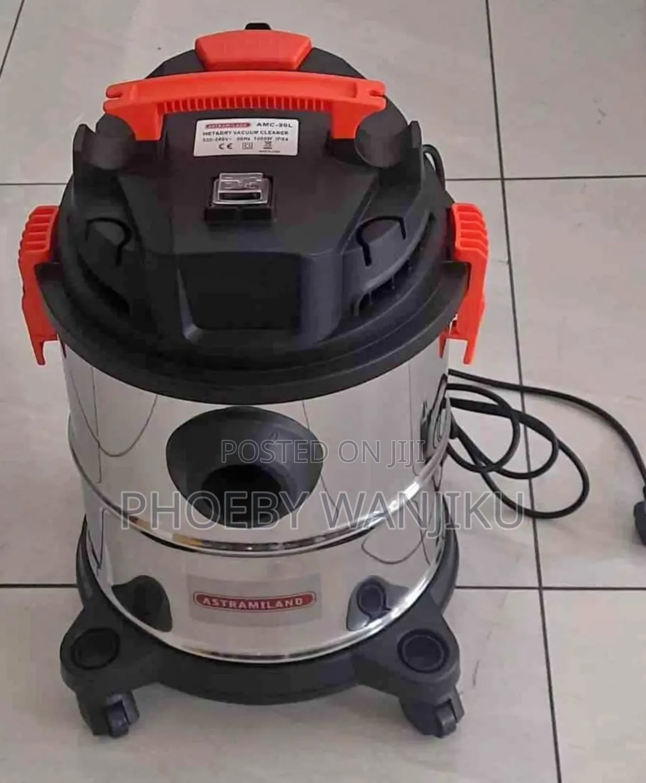 Astramilano Vacuum Cleaner/20litres Wet and Dry Vacuum Cleaner