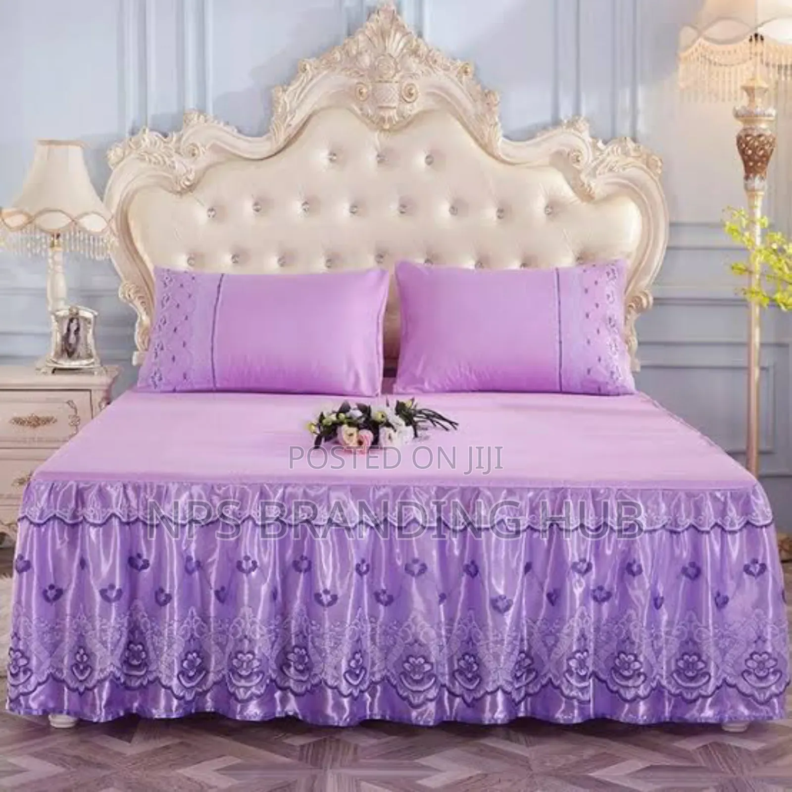 3pc Cotton Bedskirts Sk
